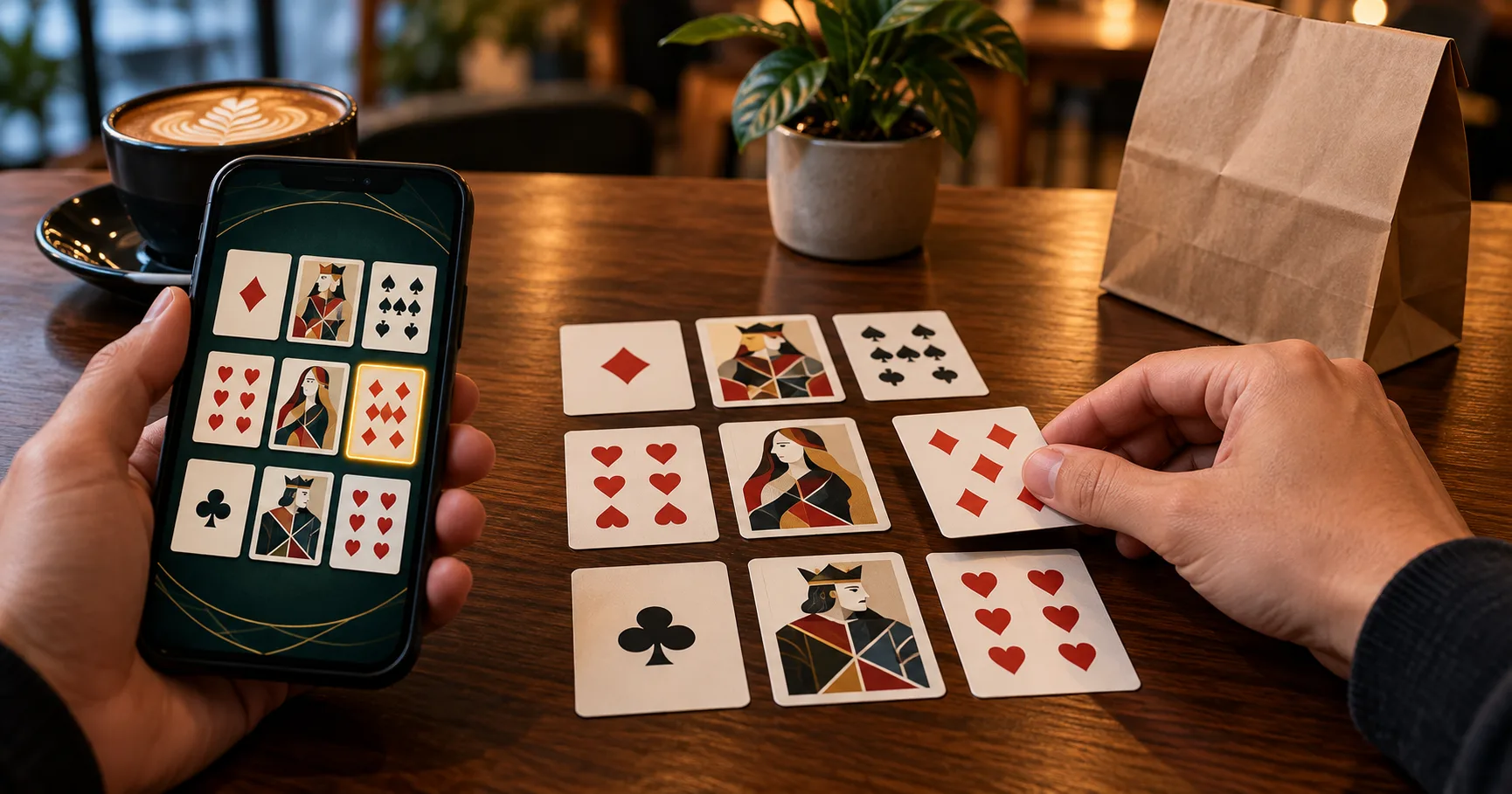 Illustration for pusoy highest to lowest: Follow the Deal, Controls and Reveal on Your Phone